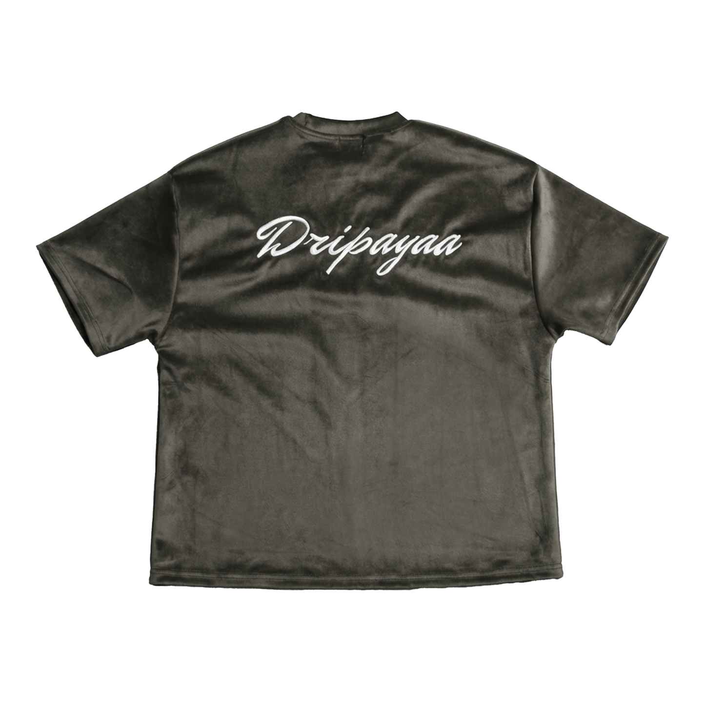 Olive Green D Velvet T-shirt