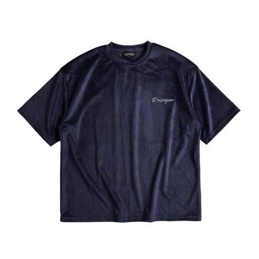 Navy Blue D Velvet T-shirt