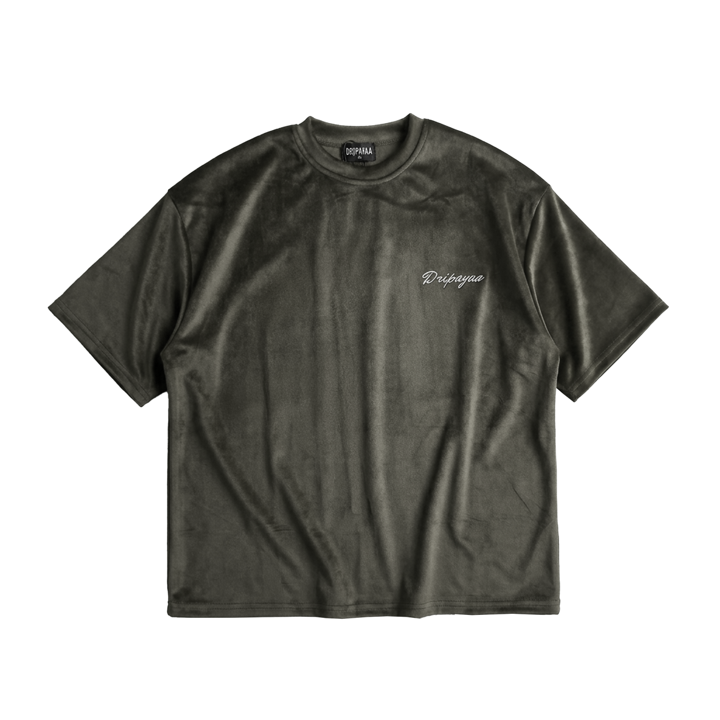 Olive Green D Velvet T-shirt