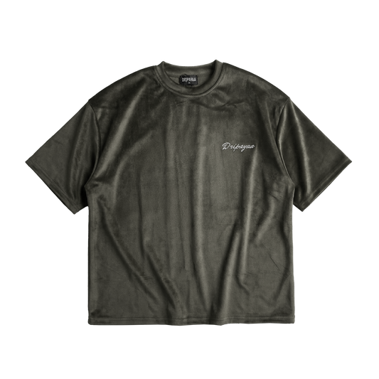 Olive Green D Velvet T-shirt