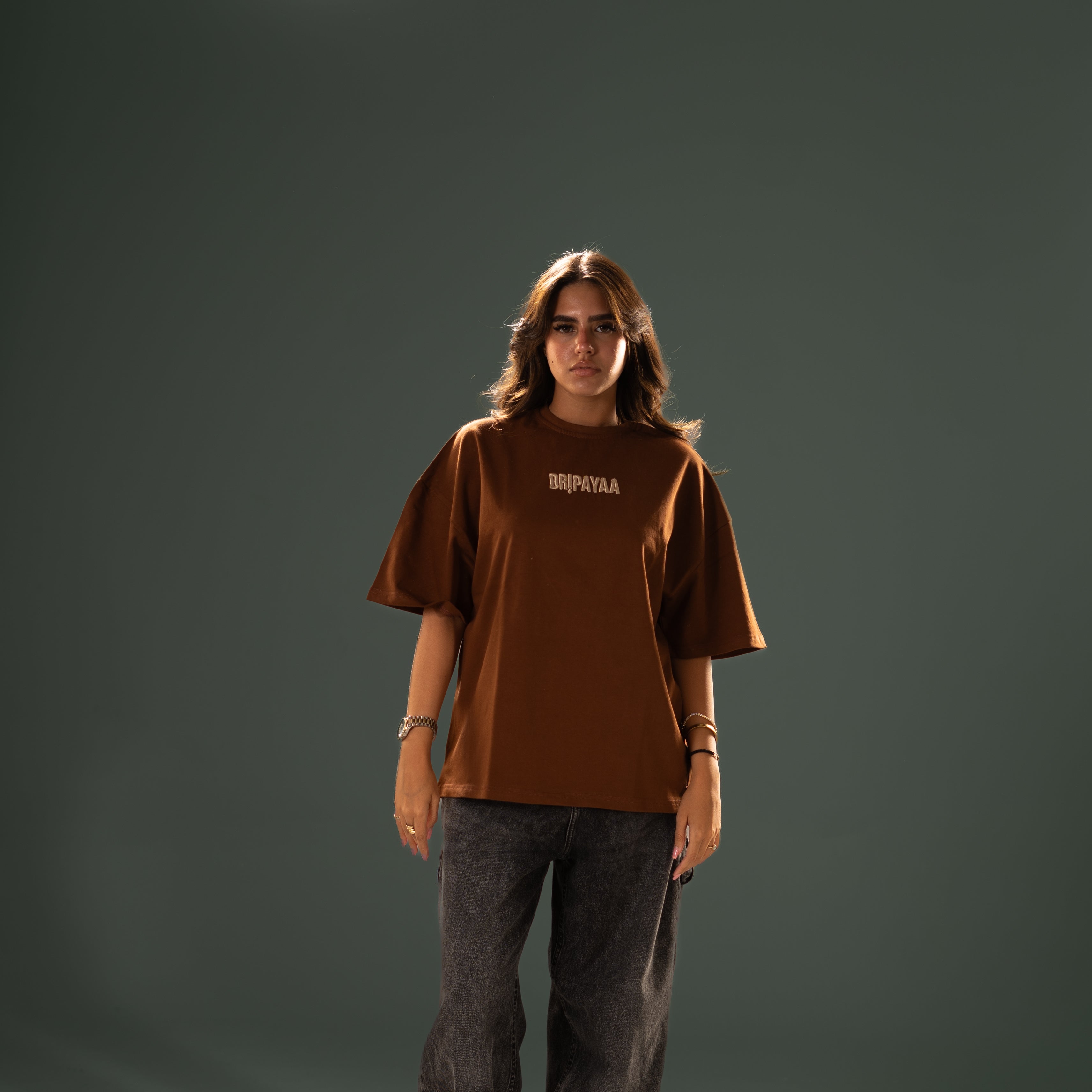 Brown Drippy D T-shirt – Dripayaa